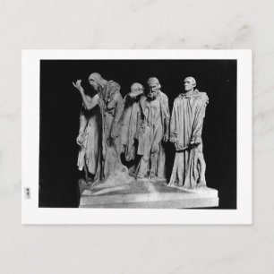 Die Burghers von Calais, 1889 Postkarte