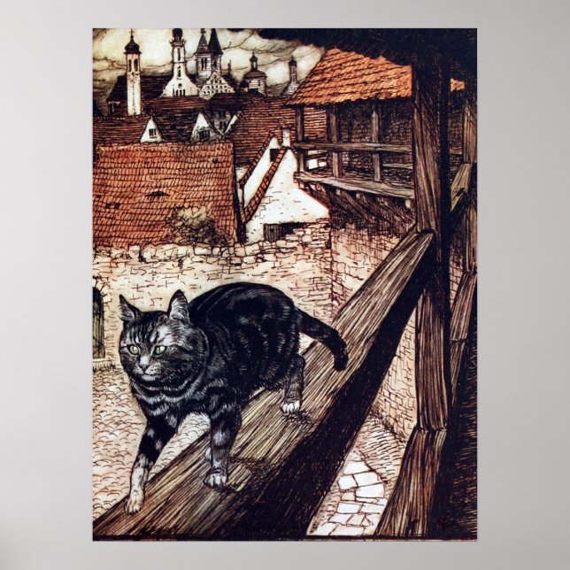 Die Burgkatze von Rackham Poster (Vorne)