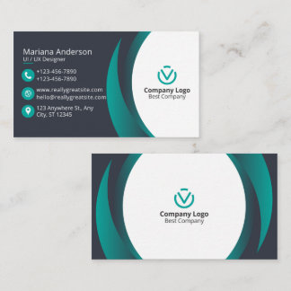 *Die Business Card für optimale Anpassung an Elega Visitenkarte