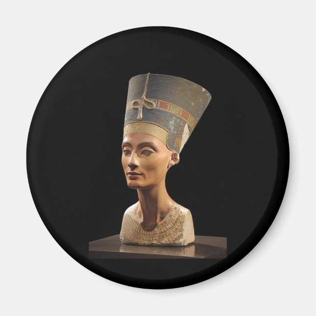 Die Büste der Königin Nefertiti Magnet (Vorne)