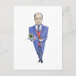 Die Butler-Postkarte Postkarte
