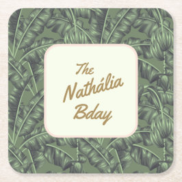 Die Cabanas Rechteckiger Pappuntersetzer