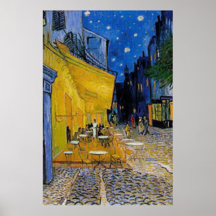 Die Café-Terrasse von Vincent Van Gogh Poster