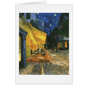 Die Cafeteria-Terrasse auf dem Platz du forum, Arl
