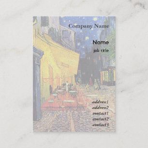 die Cafeteria-Terrasse auf dem Platz du forum, Arl Visitenkarte