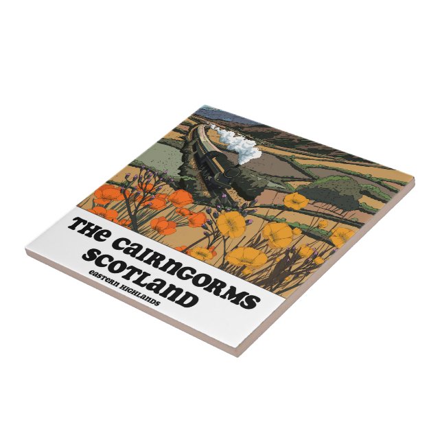 Die Cairngorms Schottland  Fliese (Seite)