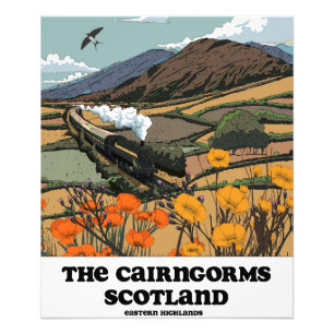 Die Cairngorms Schottland Fotodruck