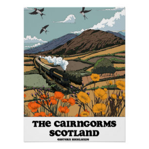 Die Cairngorms Schottland Poster