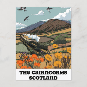 Die Cairngorms Schottland  Postkarte