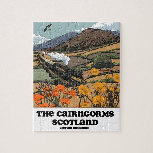 Die Cairngorms Schottland  Puzzle (Vertikal)