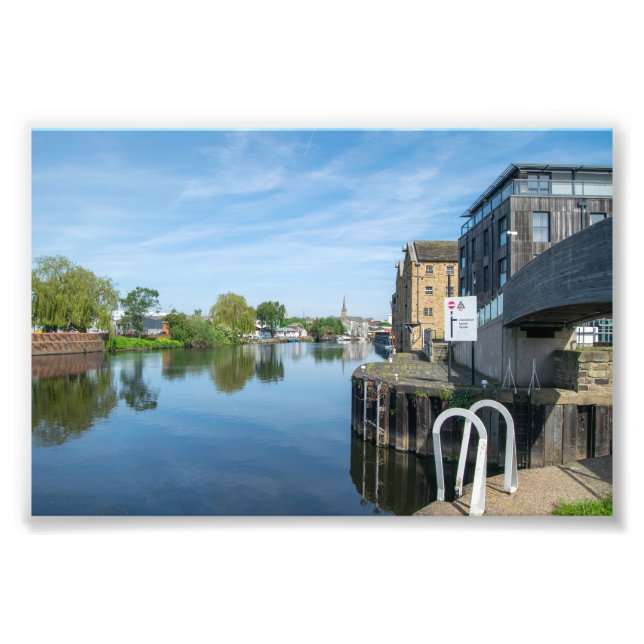 Die Calder & Hebble Navigation, Wakefield Fotodruck (Vorne)
