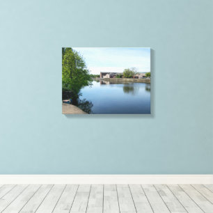 Die Calder & Hebble Navigation, Wakefield Leinwanddruck