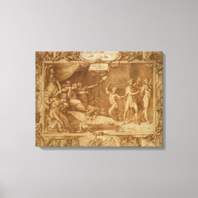 Die Calumny von Apelles, 1572 Leinwanddruck (Vorderseite)