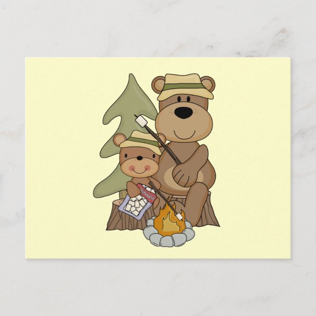 Die Campfire Tshirts und Geschenke Postkarte (Vorderseite)