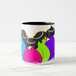 Die Canaries Zweifarbige Tasse