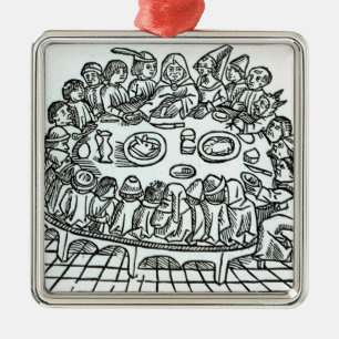Die Canterbury-Pilger Silbernes Ornament