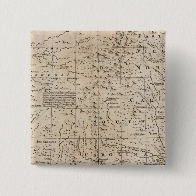 Die Carolinas und Georgien Button (Vorderseite)