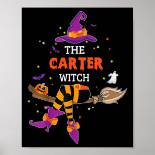 Die Carter Hexenmeisterin Halloween-Geschenkfamili Poster
