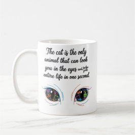 Die "Cat Judge" Tasse — Lustiger Katzen-Augen-Spru