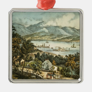 Die Catskill Berge Ornament Aus Metall