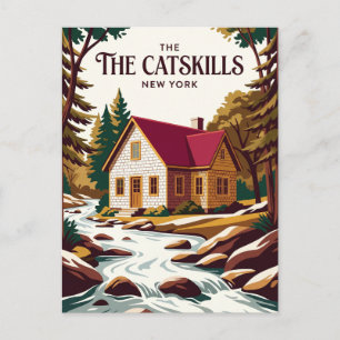 Die Catskills USA Postkarte