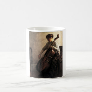 Die Cellist (von Joseph DeCamp) Kaffeetasse