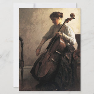 Die Cellist (von Joseph DeCamp) Karte