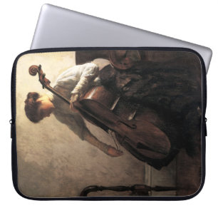 Die Cellist (von Joseph DeCamp) Laptopschutzhülle