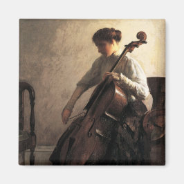 Die Cellist (von Joseph DeCamp) Magnet