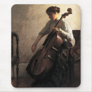 Die Cellist (von Joseph DeCamp) Mousepad