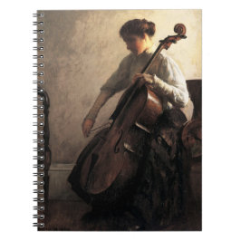 Die Cellist (von Joseph DeCamp) Notizblock