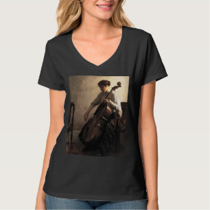 Die Cellist (von Joseph DeCamp) T-Shirt