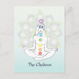Die Chakras Postkarte
