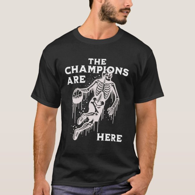 Die Champions sind hier T-Shirt (Vorderseite)