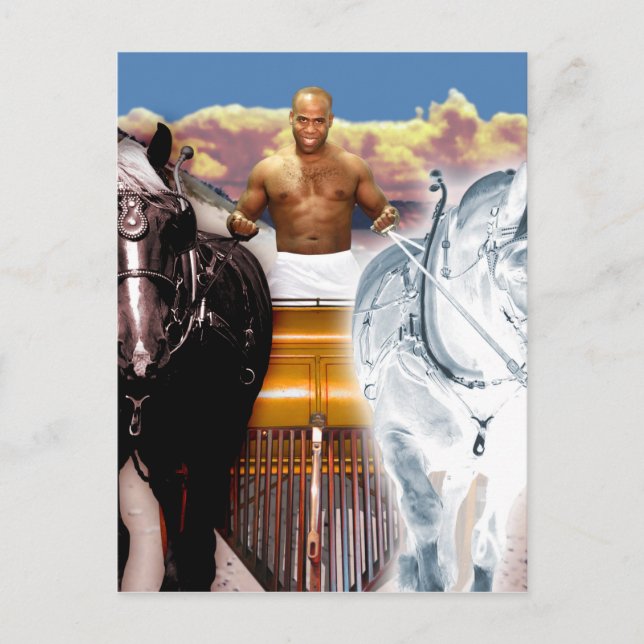 Die Chariot Tarot Card Art Postkarte (Vorderseite)