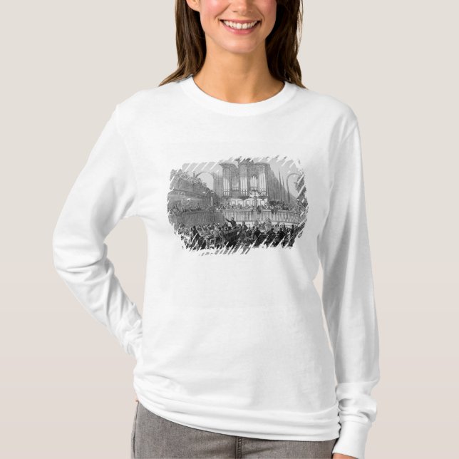 Die chartist-Versammlung an Fitzroy Quadrat T-Shirt (Vorderseite)