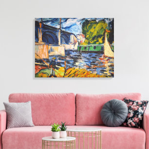 Die Chatou-Brücke Maurice de Vlaminck Leinwanddruck
