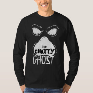 Die chatty Ghost Spooky Halloween-Matchingfamilie T-Shirt
