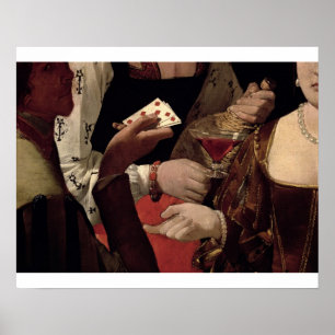 Die Cheat mit dem As der Diamanten, Details der Poster