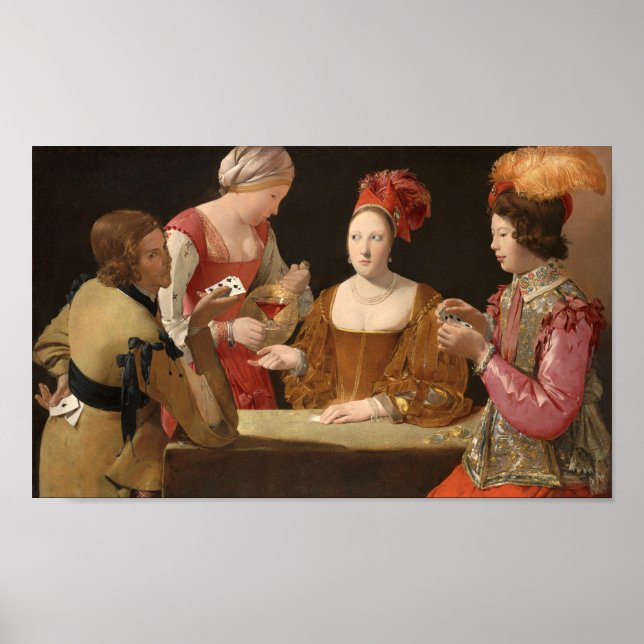 Die Cheat with the Ace of Clubs, La Tour Poster (Vorne)