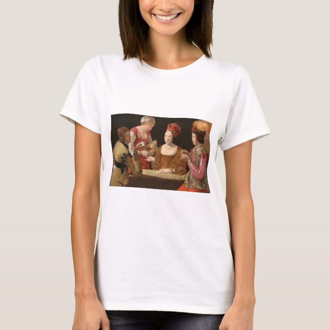 Die Cheat with the Ace of Clubs, La Tour T-Shirt (Vorderseite)