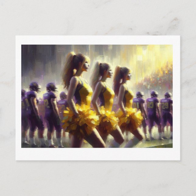 Die Cheerleader, Postkarte (Vorderseite)
