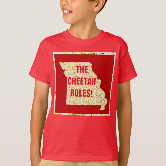 DIE CHEETAH-REGELN! T-Shirt (Vorderseite)
