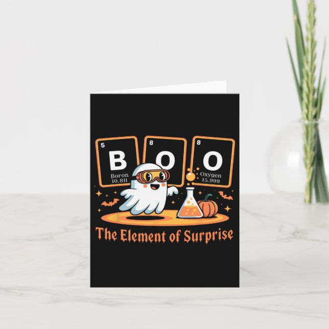 Die Chemie boo das Element eines überraschenden Ni Karte (Vorderseite)