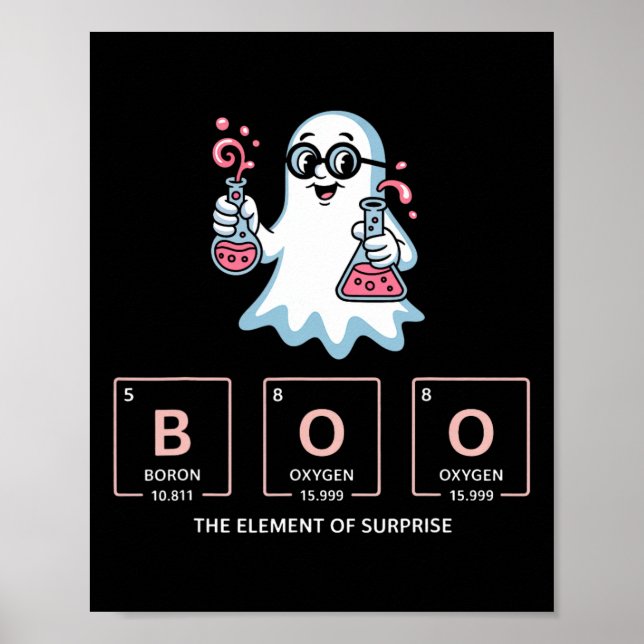 Die Chemie boo das Element eines überraschenden Ni Poster (Vorne)