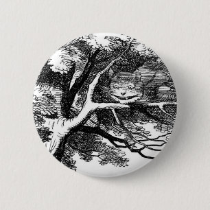 Die Cheshire-Katze Button