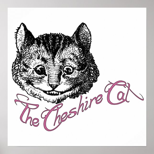Die Cheshire-Katze Poster (Vorne)