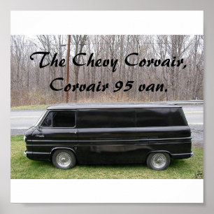 Die Chevy Corvair, Corvair 95 van. Poster