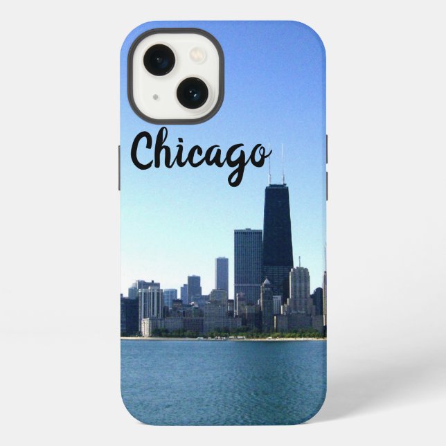Die Chicago-Skyline iPhone Hülle (Rückseite)