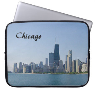 Die Chicago-Skyline Laptopschutzhülle